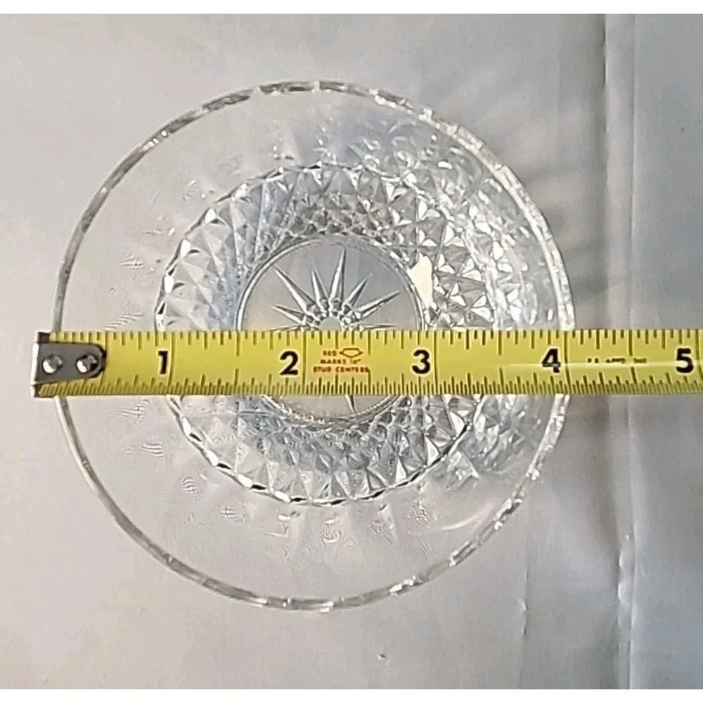 VTG 7-Pc‎ Arcoroc France Starburst Set Glass Serving Dish + 6 Side Bowls Elegant